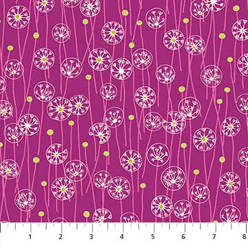 Mountain Meadow - Dandelion Heads Purple