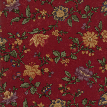 Nature's Glory - Floral Red - 1 Cut FQ
