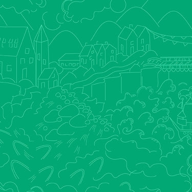 Sun Prints Luminance - Village Emerald