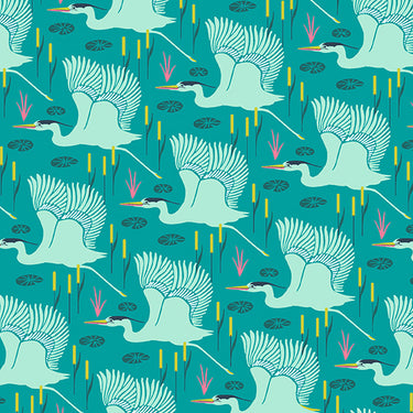 Flora and Fauna - Wetlands Emerald