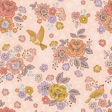 Hannah's Flowers - Songbirds and Flowers On Rose