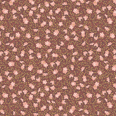 Hannah's Flowers - Ditzy Floral On Chocolate
