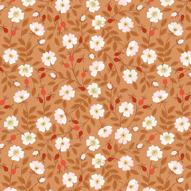 Evergreen - Dog Rose On Rust