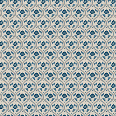 Brensham - Floral Trellis On Deep Cream
