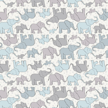 Special Delivery - Elephants And Stars Blue