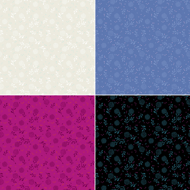 Ruby Star Society - Backyard - Dandelion Fat Quarter Bundle - 4 FQs