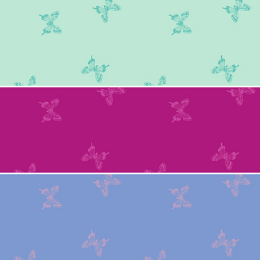 Ruby Star Society - Backyard - Tiny Butterflies Fat Quarter Bundle - 3 FQs