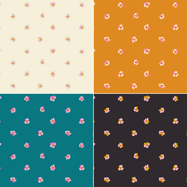 Ruby Star Society - Bird Is The Word by Kimberly Kight - Violet Fat Quarter Bundle - 4 FQs