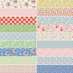 Bluebells And Buttercups - FQ Bundle - Complete Collection - 18 FQs with 1 Free