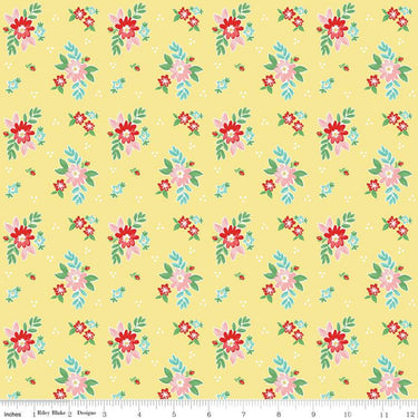 Quilt Fair by Tasha Noel - Floral Yellow