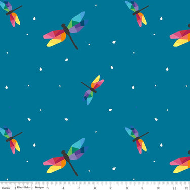 Imagine by Quiet Play - Dragonfly Flight Teal