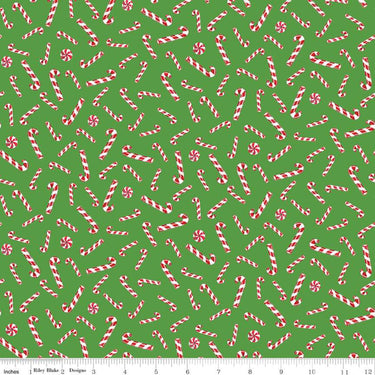 Christmas Joys - Candy Canes Green