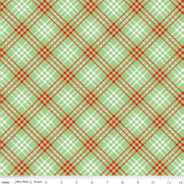 Christmas Joys - Plaid Green