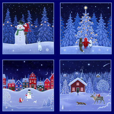 Tomten's Forest Friends - Cushion Panel