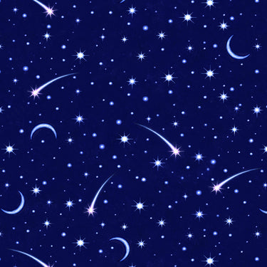 Tomten's Forest Friends - Stars With Moon - Cut FQ