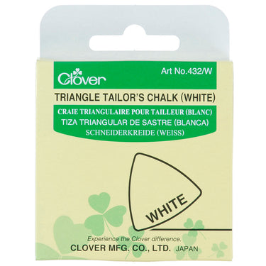 Clover Tailor's Chalk Triangle White