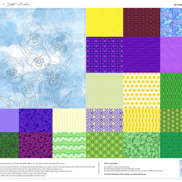 The Flower Collection by Delphine Brooks - Pansies Natural