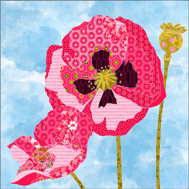 The Flower Collection by Delphine Brooks - Poppy Natural