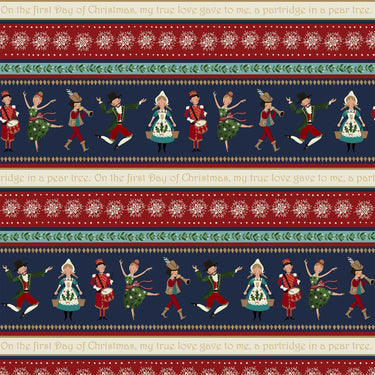 12 Days Of Christmas - Border Print