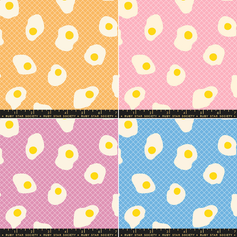 Ruby Star Society - Egg And Friends - Fried Egg Fat Quarter Bundle
