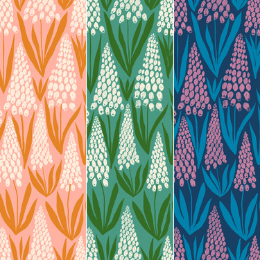 Ruby Star Society - Endpaper by Jen Hewett - Muscari Fat Quarter Bundle - 3 FQs