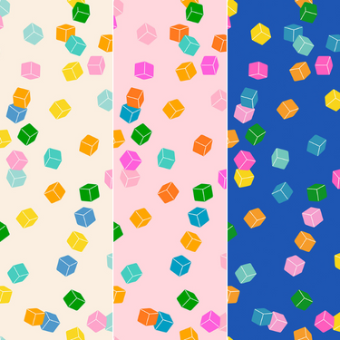 Ruby Star Society - Eye Candy - Cuby Fat Quarter Bundle - 3 FQs