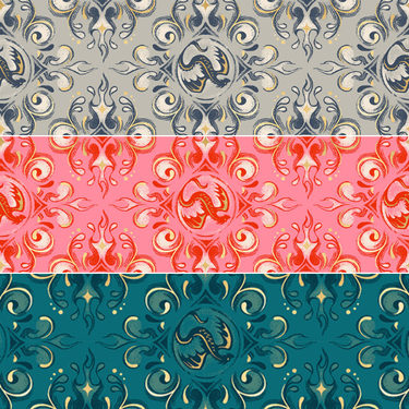 Ruby Star Society - Fireglow - Emblem Fat Quarter Bundle - PRE-ORDER DUE MAY