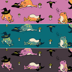 Ruby Star Society - Freaky Familiars - Frogmiliars Fat Quarter Bundle - PRE-ORDER DUE JULY
