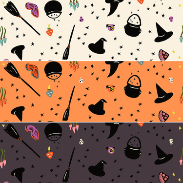 Ruby Star Society - Freaky Familiars - Witchy Woman Fat Quarter Bundle - PRE-ORDER DUE JULY