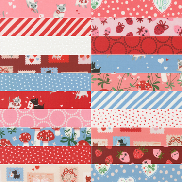 Funny Valentine - Bundle of 20 Fat Quarters with 2 Free