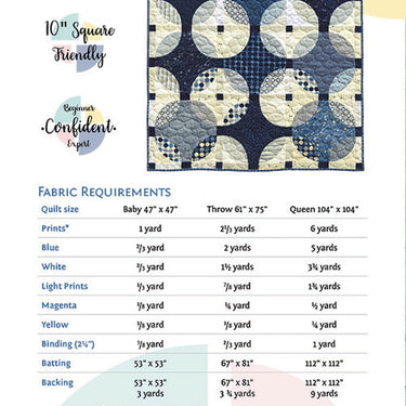 Color Girl - Indigo Quilt Pattern