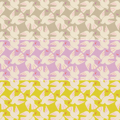 Ruby Star Society - Lofi Linen - Flock Yeah Fat Quarter Bundle - PRE-ORDER DUE SEPTEMBER