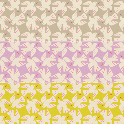 Ruby Star Society - Lofi Linen - Flock Yeah Fat Quarter Bundle - PRE-ORDER DUE SEPTEMBER