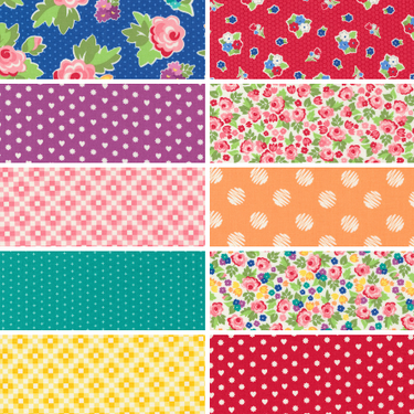 Love Lily - Fat Quarter Bundle - Bundle of 10 FQs with 1 FQ Free (2)