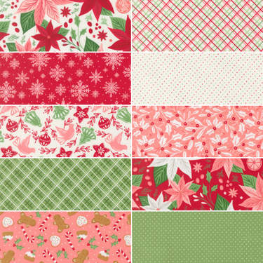 Merrily On High - Bundle of 10 Fat Quarters With 1 Free (1) - PRE-ORDER DUE JULY