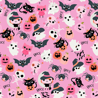 Not Scary - Boos With Bows Pink