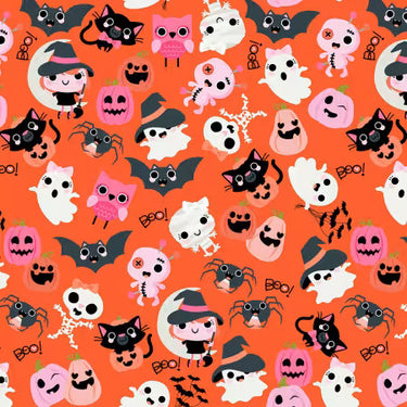 Not Scary - Boos With Bows Orange
