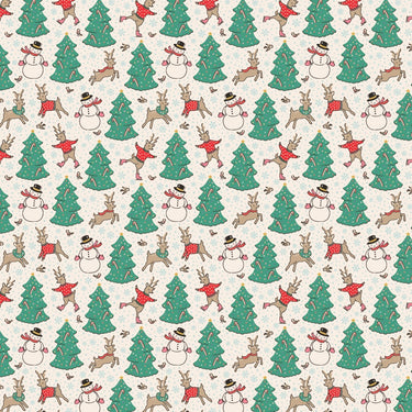 Oh What Fun by Elea Lutz - Skating Deers Natural