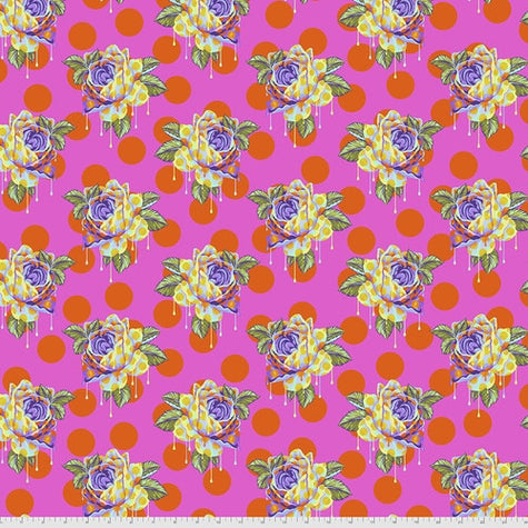 Curiouser and Curiouser by Tula Pink - Painted Roses Daydream