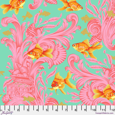 Besties by Tula Pink - Treading Water Blossom Metallic