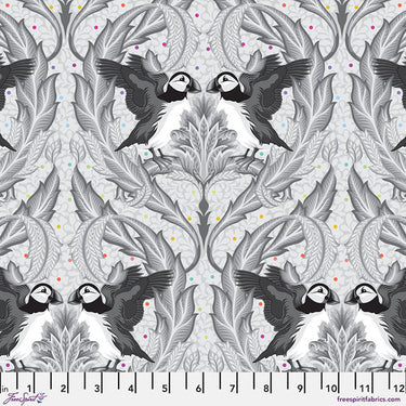 Graywork by Tula Pink - Huffin And Puffin Whisper