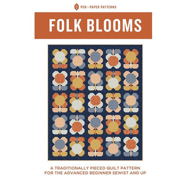 Pen + Paper Patterns - Folk Blooms Quilt Pattern