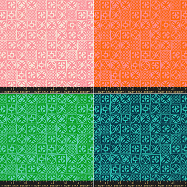 Ruby Star Society - Poolside Too - Architectural Blocks Fat Quarter Bundle - PRE-ORDER DUE MAY