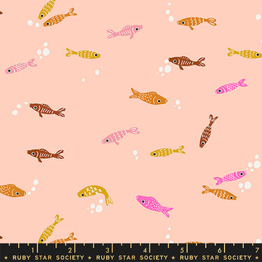 Ruby Star Society - Koi Pond - Fishies Peach Fizz