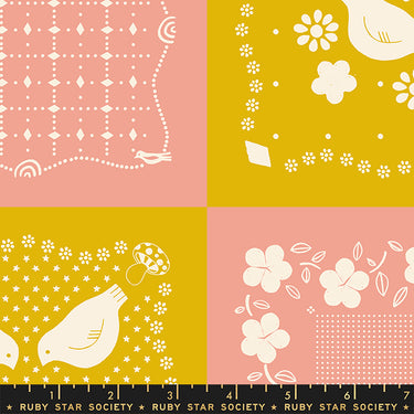 Ruby Star Society - Sugar Maple - Birdseed Panel Goldenrod