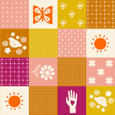 Ruby Star Society - Sugar Maple - Songbird Patchwork Melon