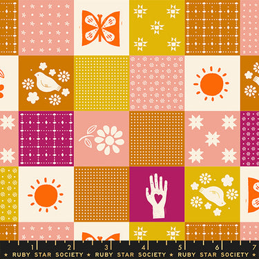 Ruby Star Society - Sugar Maple - Songbird Patchwork Fat Quarter Bundle - 3 FQs