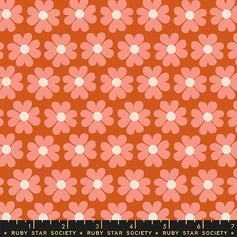 Ruby Star Society - Unruly Nature - Heart Flowers Pecan