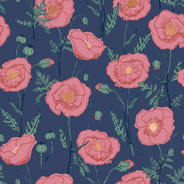Ruby Star Society - Unruly Nature - Icelandic Poppies Bluebell