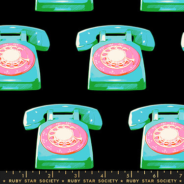 Ruby Star Society - Sparkle Mart - Telephones Black - PRE-ORDER DUE OCTOBER